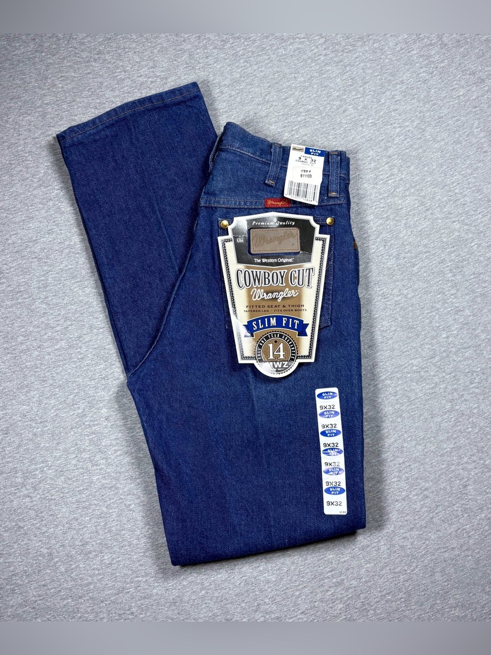Vintage Wrangler 14MWZG Jeans USA Made Women’s 9x32 Deadstock NWT Western 90s